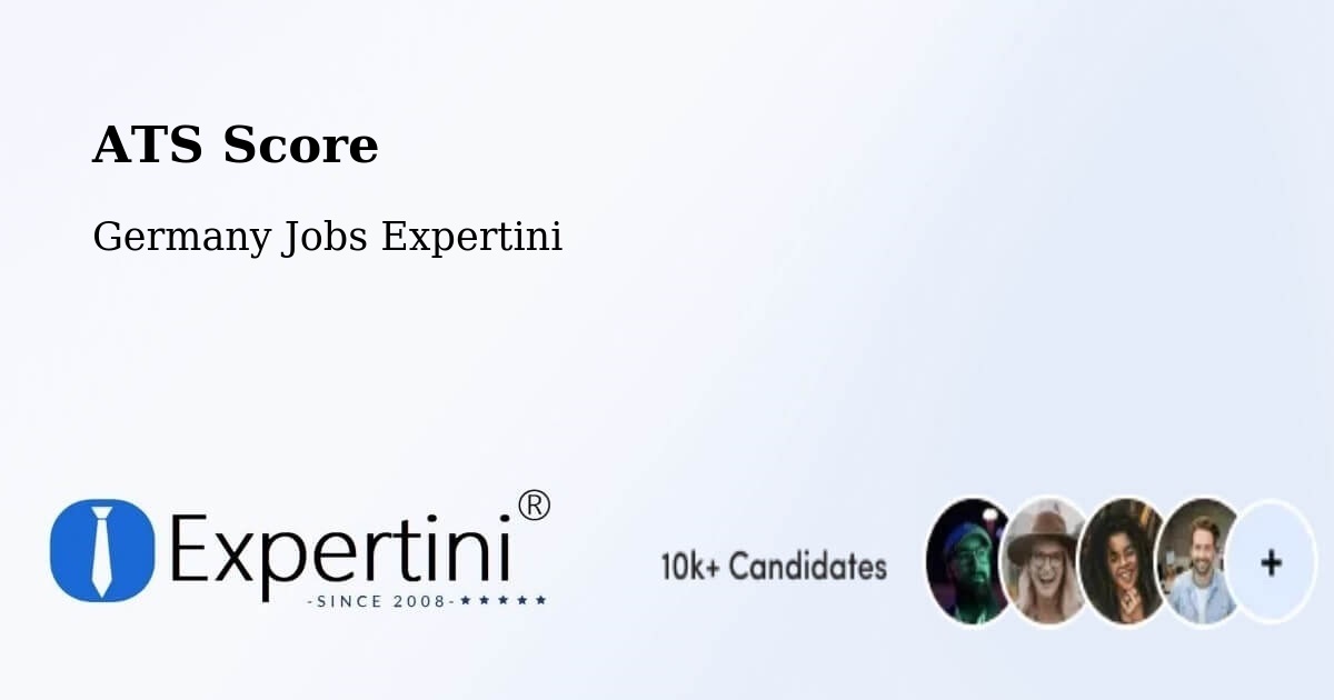 Resume ATS Score & Job Description Match Tool – Heide - Germany Jobs Expertini