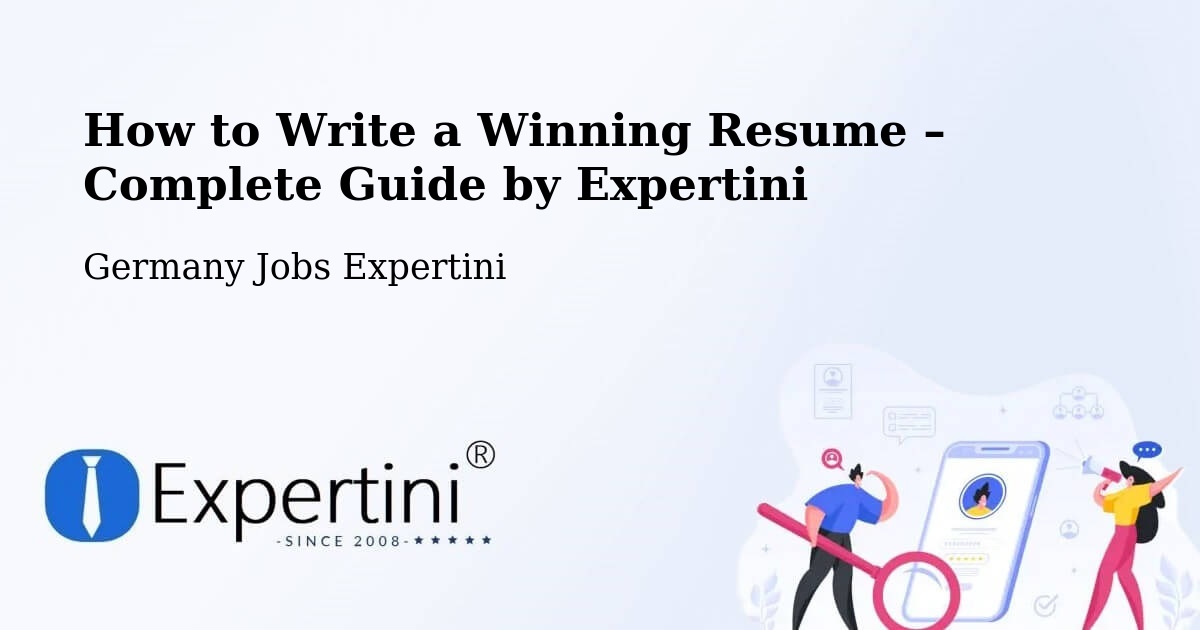 Resume Writing Guide for Job Seekers – Heide - Heide, Germany Jobs Expertini